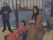 Paul Gauguin The Sudio of Schuffenecker or The Schuffenecker Family (mk07) Spain oil painting artist